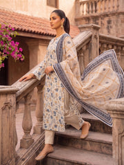 3 Pcs Lawn Unstitched Suit 592