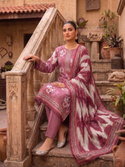 3 Pcs Lawn Unstitched Suit 586