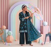 3 Pcs Lawn Unstitched Suit 708