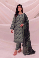 3 Pcs Lawn Unstitched Suit 508