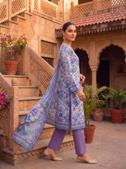3 Pcs Lawn Unstitched Suit 590