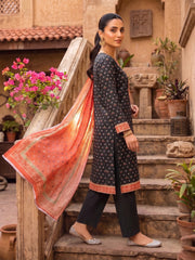 3 Pcs Lawn Unstitched Suit 591