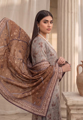 3 Pcs Lawn Unstitched Suit 595