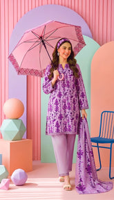 3 Pcs Lawn Unstitched Suit 09