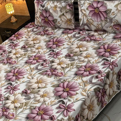 9D Digital Printed King Size Bedsheet 09