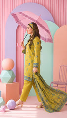 3 Pcs Lawn Unstitched Suit 709