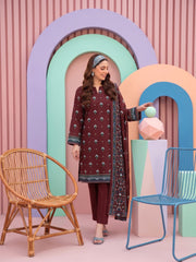 3 Pcs Lawn Unstitched Suit 710
