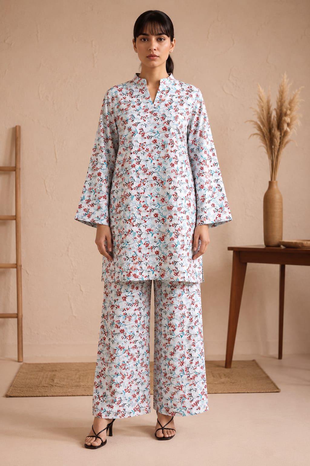 2 Pcs Ladies Suit  Des  10