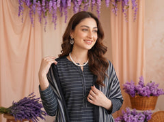 3 Piece Unstitched Khaadi Make Khaddar Suit 05