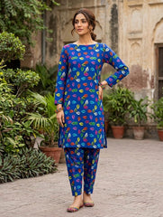 2 Pcs Ladies Suit  Des  110