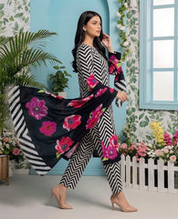 3 Pcs Lawn Unstitched Suit 511
