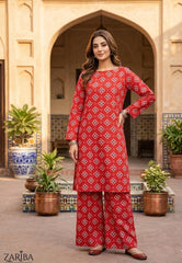2 Pcs Ladies Suit  Des  1121