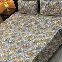 9D Digital Printed King Size Bedsheet 12
