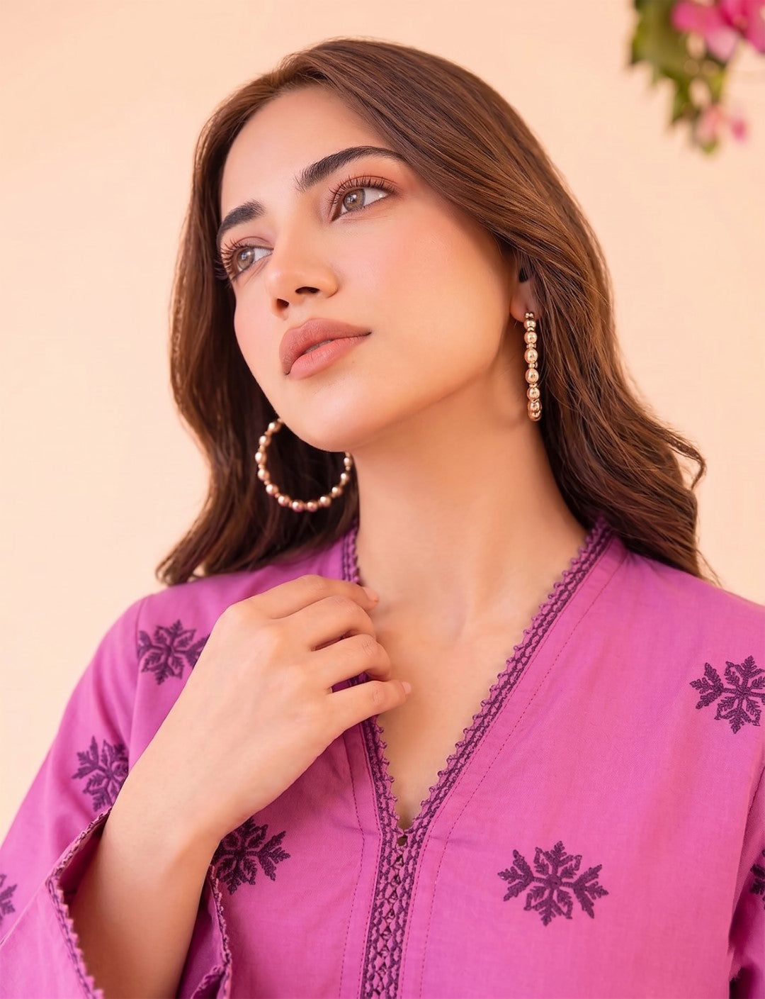 2 PIECE PREMIUM PURE LAWN EMBROIDERED UNSTITCHED SUIT 612