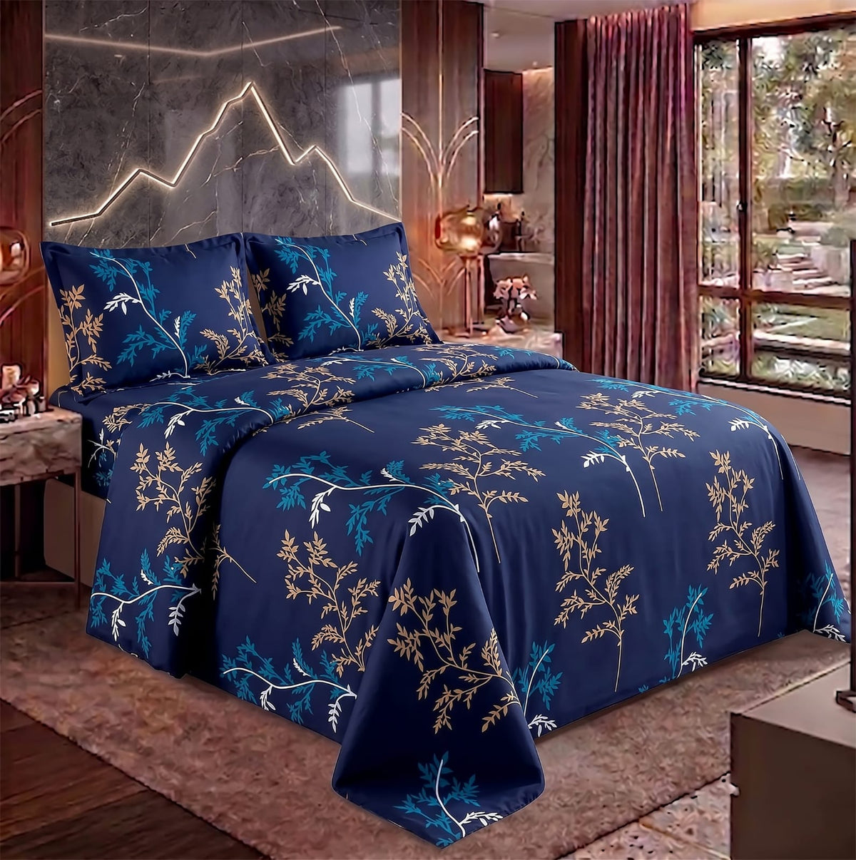 Double Bed Sheet NOS  098
