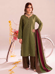 3 Piece Unstitched Khaadi Make Khaddar Suit 11