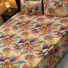 9D Digital Printed King Size Bedsheet 13