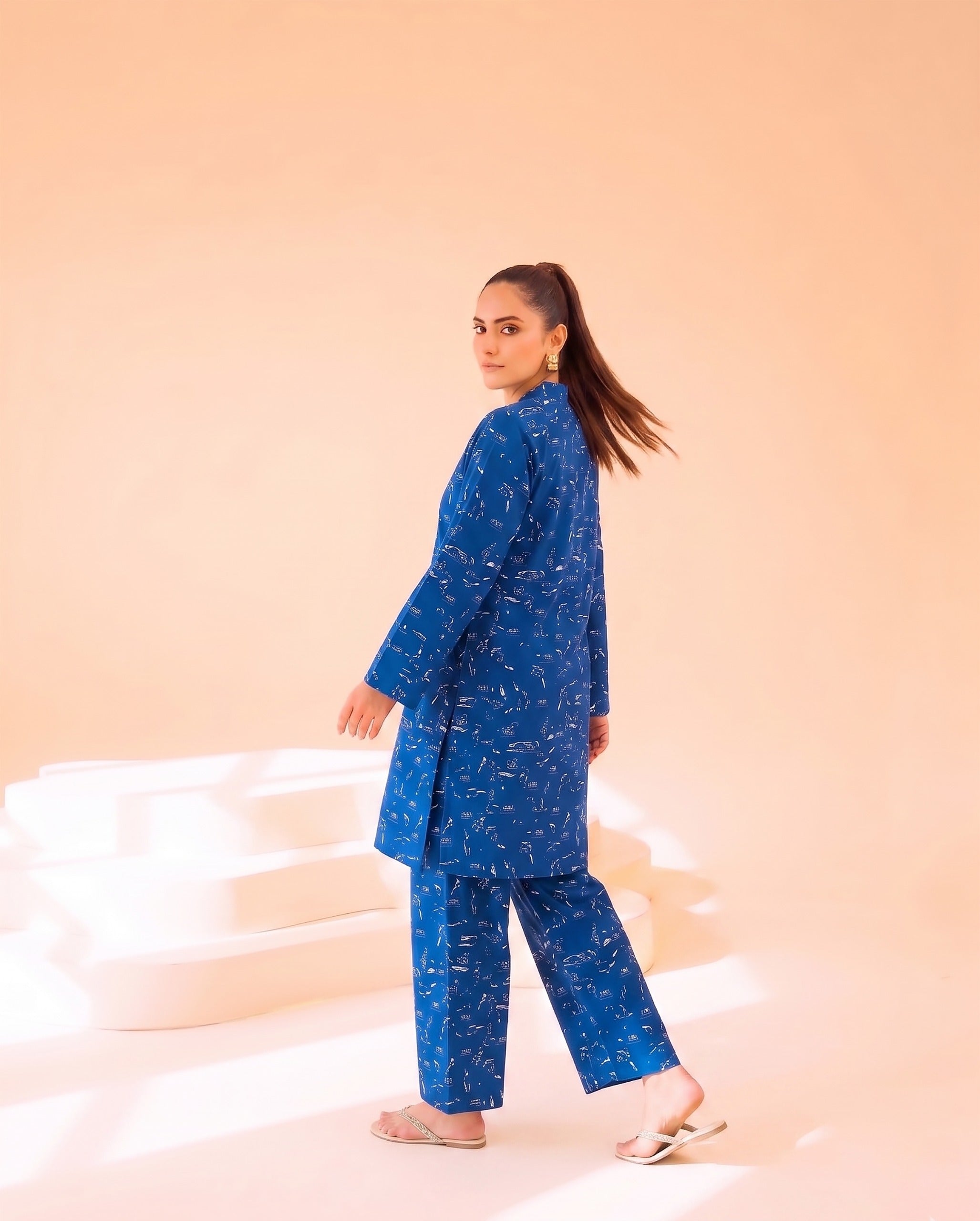 SHIRT & TROUSER LAWN UNSTITCHED SUIT 613