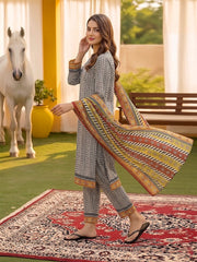 3 Pcs Lawn Unstitched Suit 513