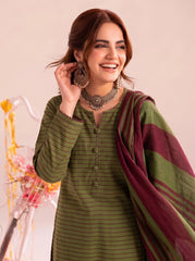 3 Piece Unstitched Khaadi Make Khaddar Suit 07