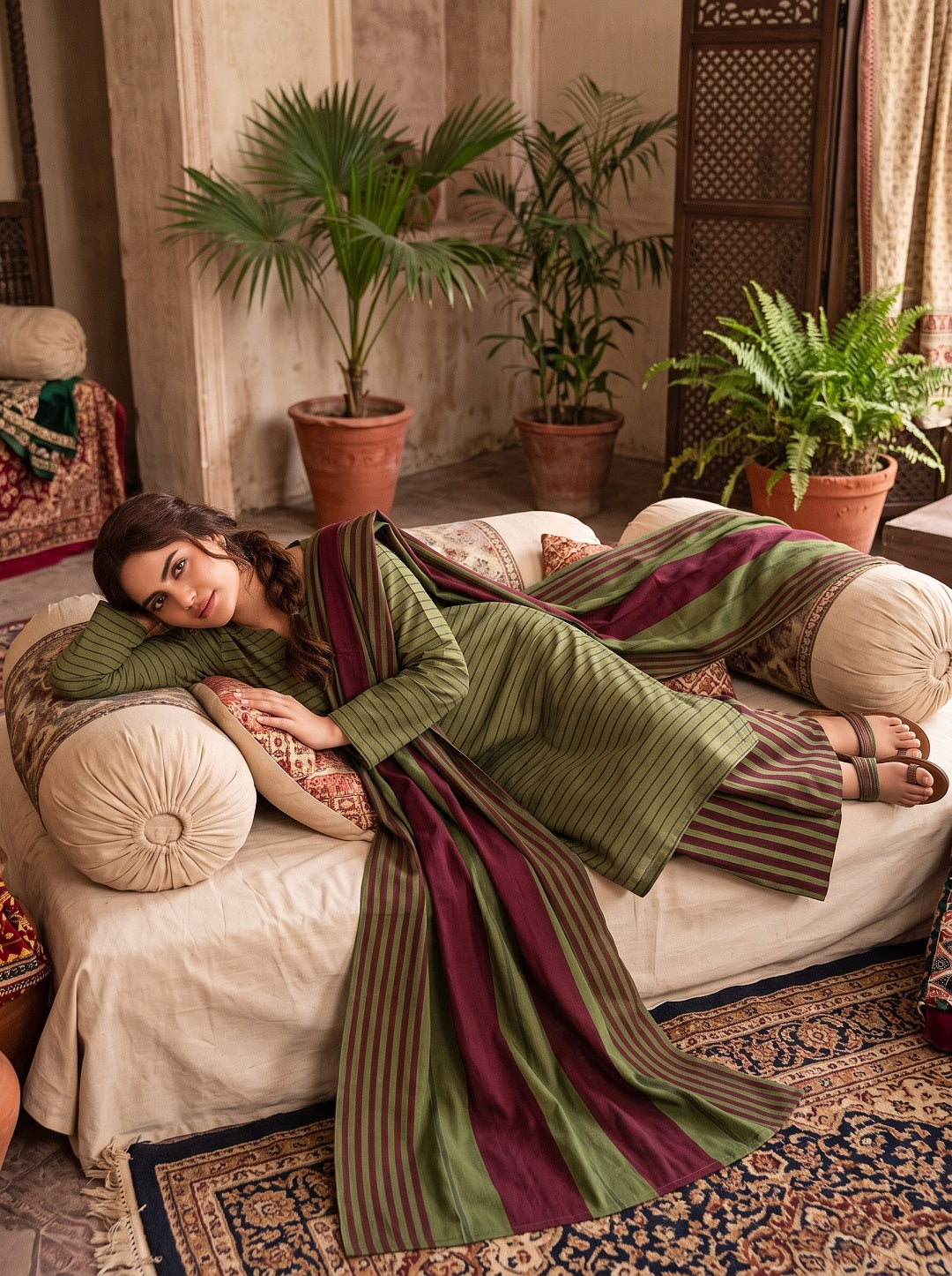 3 Piece Unstitched Khaadi Make Khaddar Suit 10