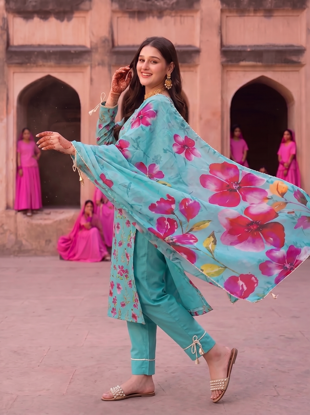 3 Pcs Lawn Unstitched Suit 16