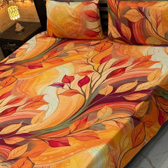 9D Digital Printed King Size Bedsheet 16