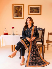 3 Pcs Lawn Unstitched Suit 595