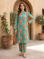 2 Pcs Ladies Suit  Des  116