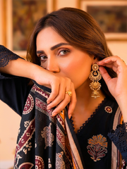 3 Pcs Lawn Unstitched Suit 595
