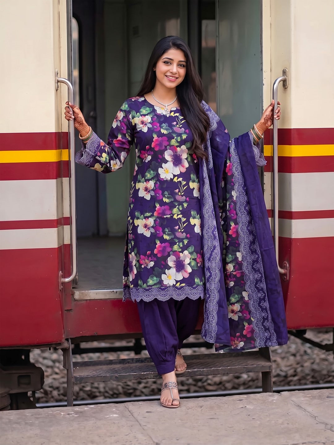 3 Pcs Lawn Unstitched Suit 17
