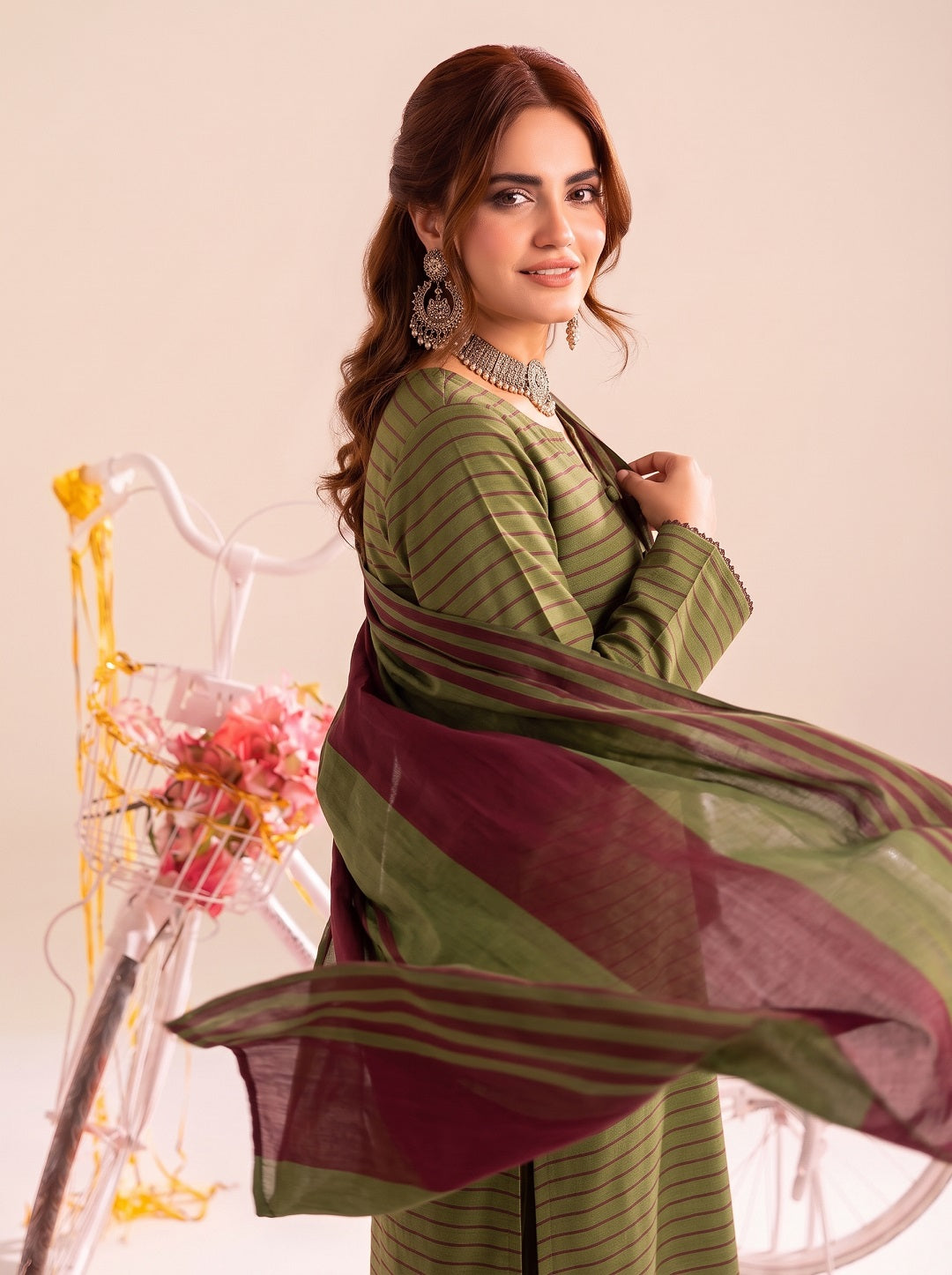 3 Piece Unstitched Khaadi Make Khaddar Suit 09
