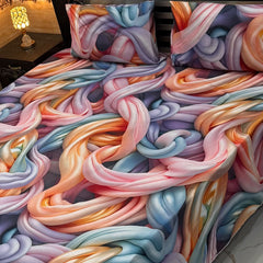 9D Digital Printed King Size Bedsheet 18