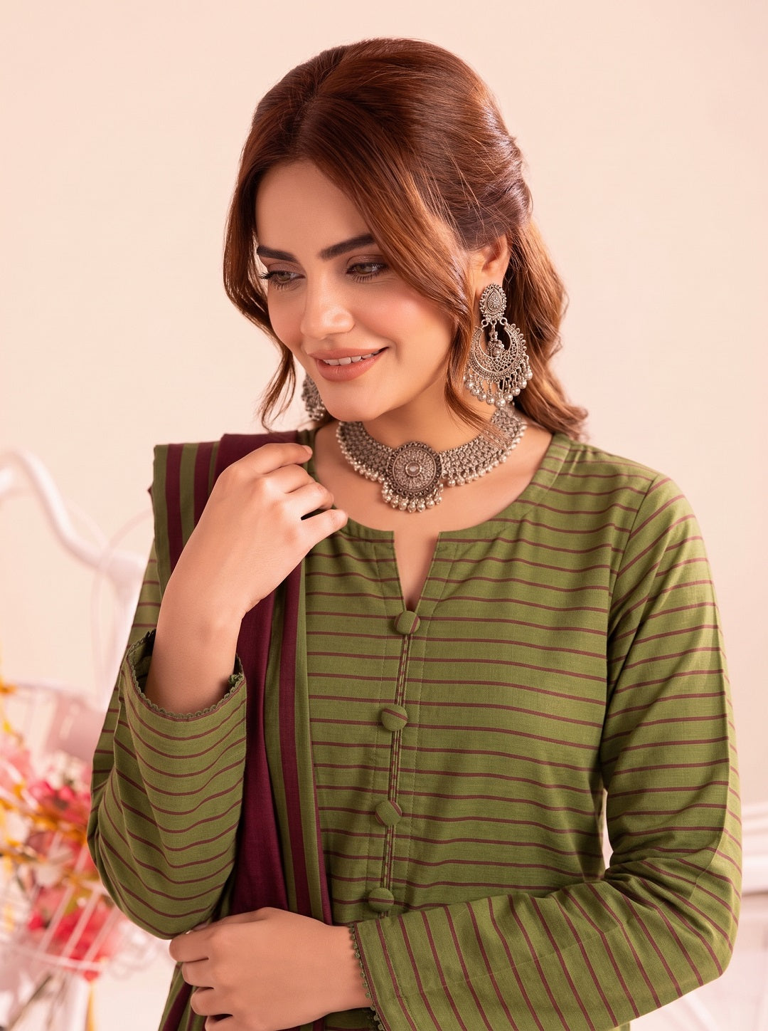 3 Piece Unstitched Khaadi Make Khaddar Suit 10
