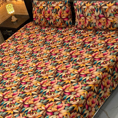 9D Digital Printed King Size Bedsheet 19