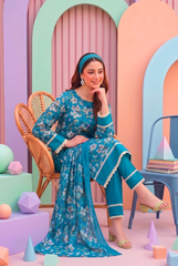 3 Pcs Lawn Unstitched Suit 01