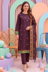 3 Pcs Lawn Unstitched Suit 701