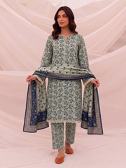 3 Pcs Lawn Unstitched Suit 501