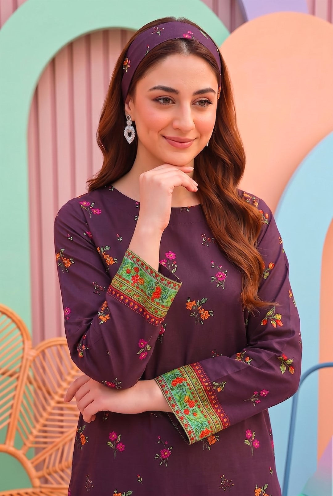 3 Pcs Lawn Unstitched Suit 701