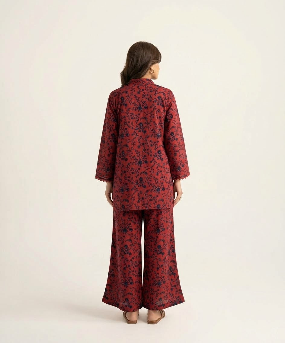 2 Pcs Ladies Suit  Des  01