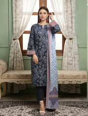 3 Pcs Lawn Unstitched Suit 520