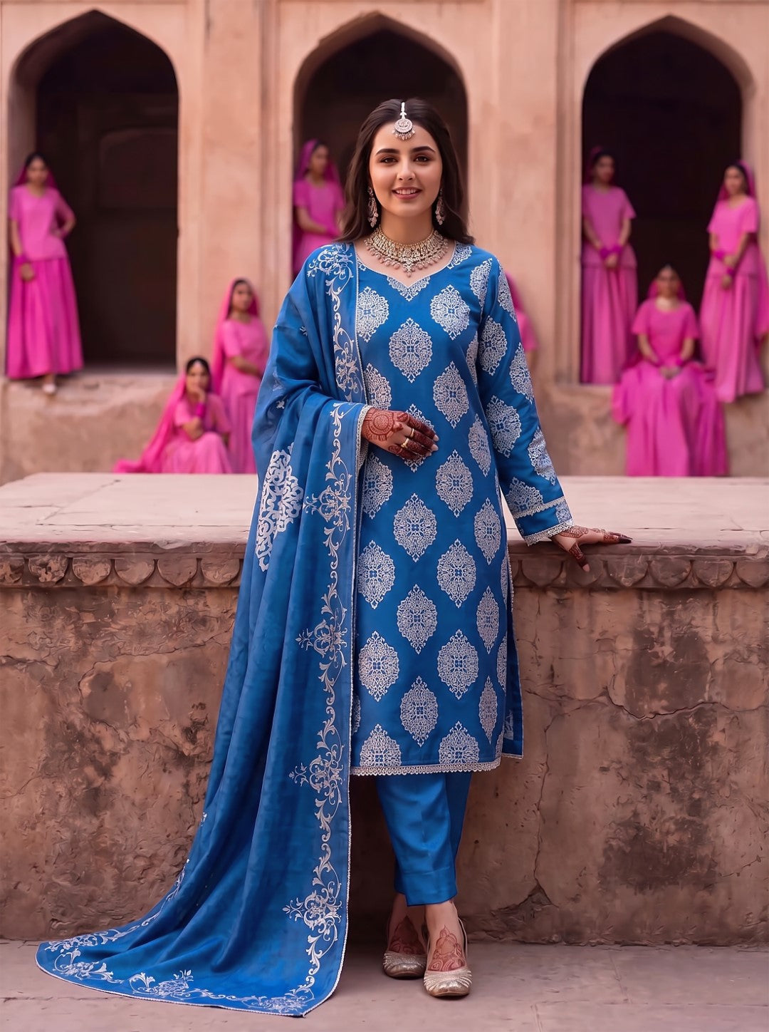 3 Pcs Lawn Unstitched Suit 21