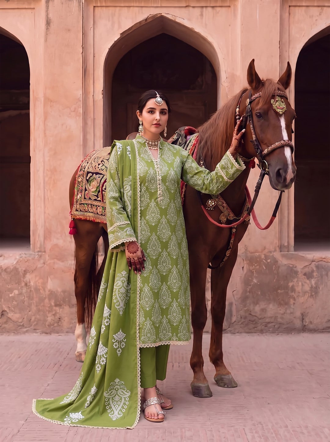 3 Pcs Lawn Unstitched Suit 22