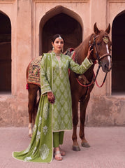 3 Pcs Lawn Unstitched Suit 22