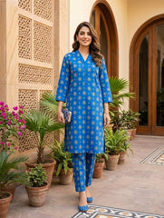 2 Pcs Ladies Suit  Des  122