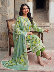 3 Pcs Lawn Unstitched Suit 23