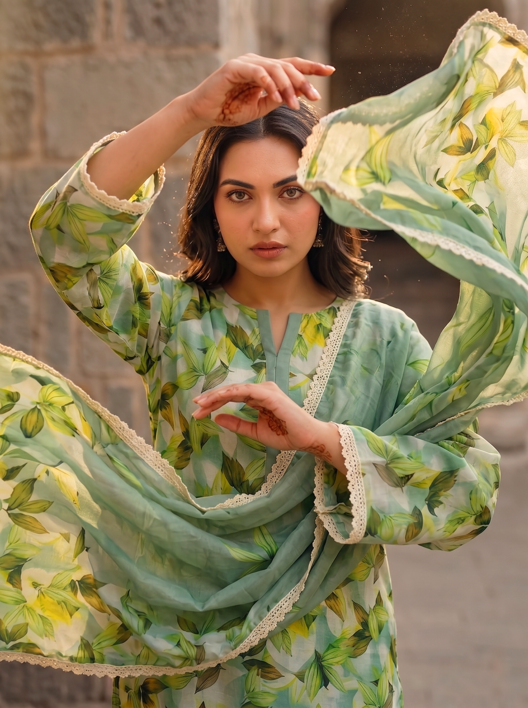 3 Pcs Lawn Unstitched Suit 23