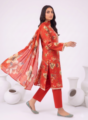 3 Pcs Lawn Unstitched Suit 24