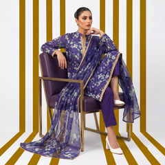 3 Pcs Lawn Unstitched Suit 27