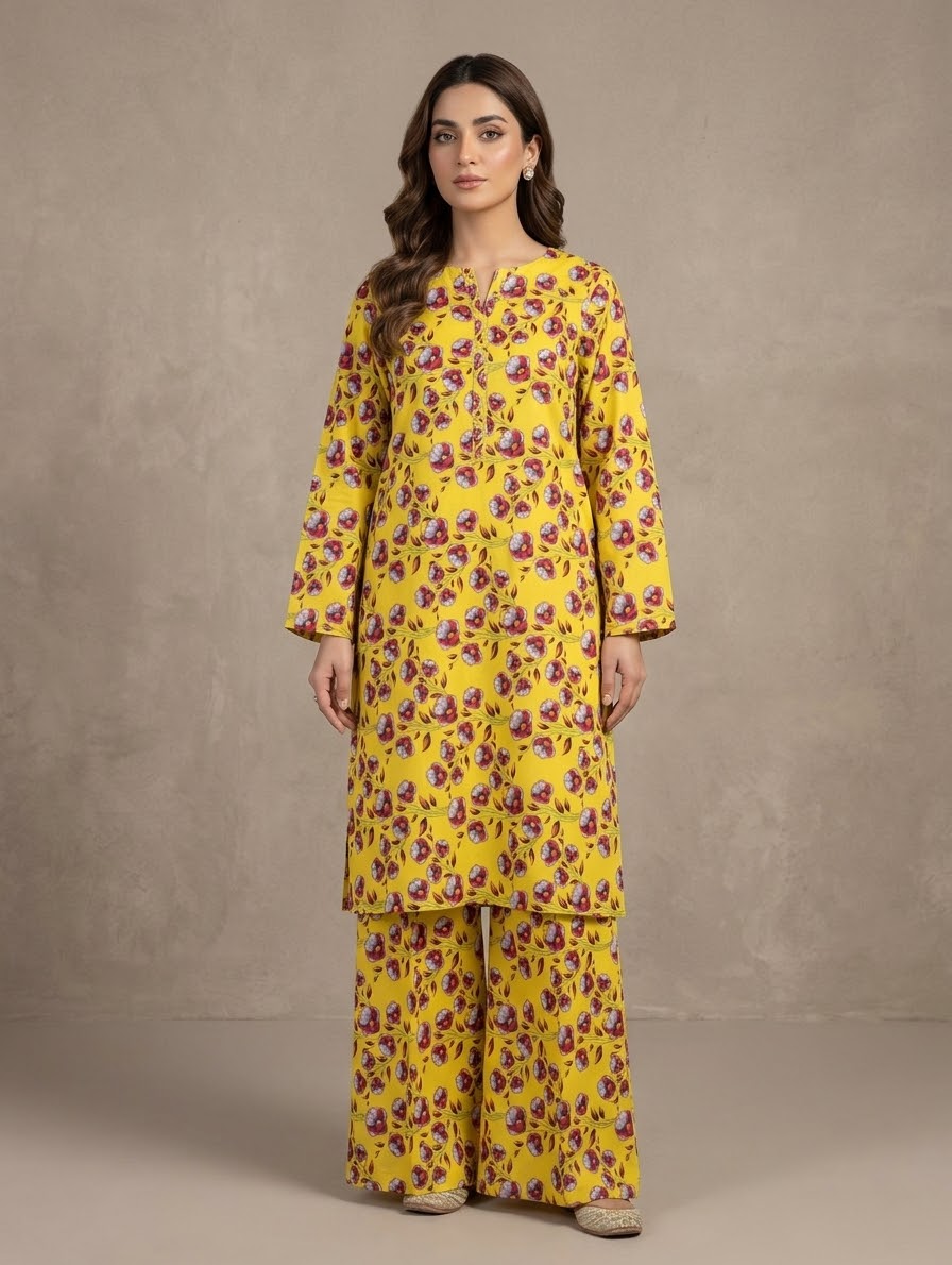 2 Pcs Ladies Suit  Des  27